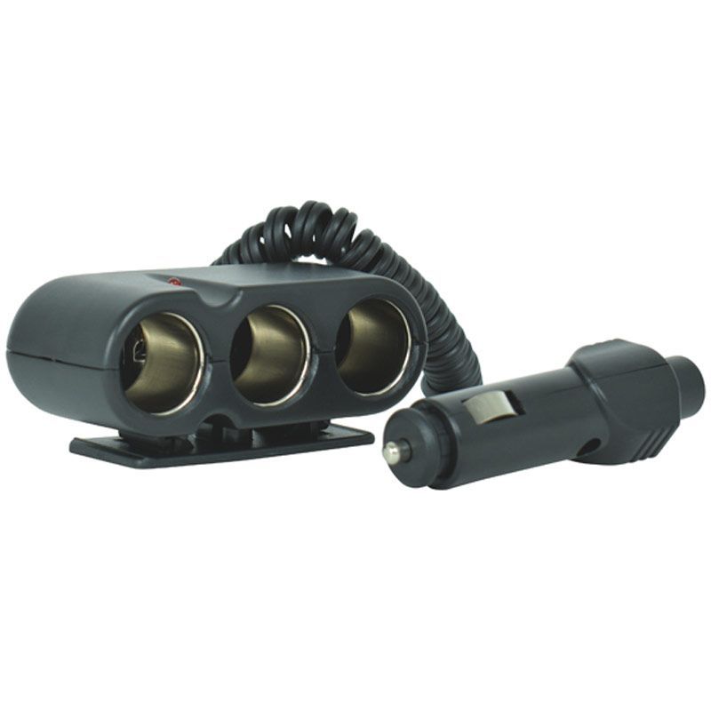 Roztrojka / prodlužovací kabel do zásuvky zapalovače / 12V / 5A / délka 0.9m