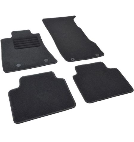 Autokoberce textilní přesné černé - Alfa Romeo Giulia (Typ 952) (2016-) automatická převodovka / pohon 4x4 5-sedadel | Filson...