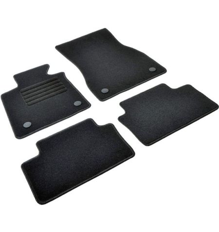 Autokoberce textilní přesné černé / černé obšití - BMW 5er (Typ G60) (2024-) 5-sedadel | Filson Store