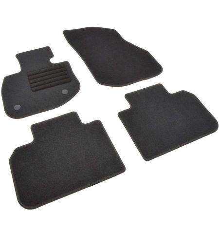 Autokoberce textilní přesné černé / černé obšití - BMW X1 (Typ U11) (2022-) 5-sedadel | Filson Store