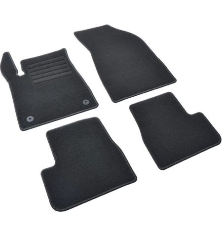 Autokoberce textilní přesné černé / černé obšití - Citroën C3 III (Typ SX/SY) (2024-) 5-sedadel | Filson Store