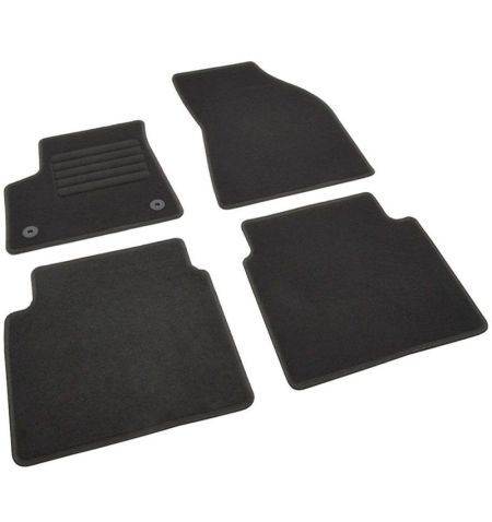 Autokoberce textilní přesné černé / černé obšití - Citroën e-C3 Aircross (2024-) 5-sedadel | Filson Store