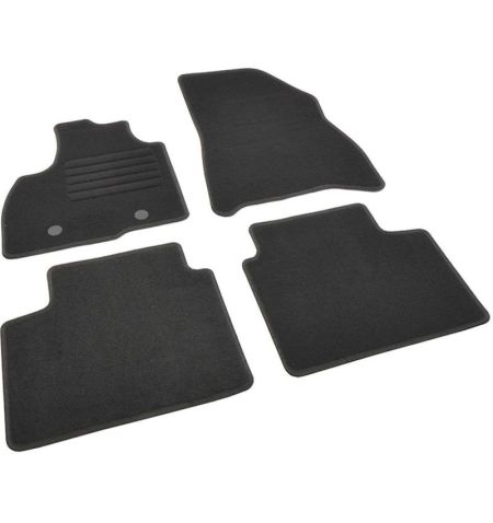 Autokoberce textilní přesné černé / černé obšití - Dacia Bigster MHEV (2024-) 5-sedadel | Filson Store