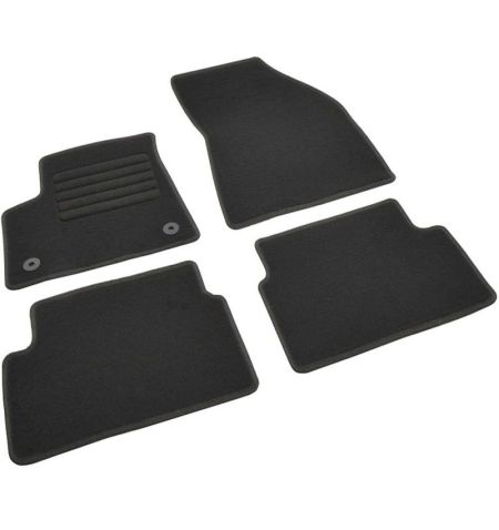 Autokoberce textilní přesné černé / černé obšití - Fiat Grande Panda Electric (2024-) 5-sedadel | Filson Store