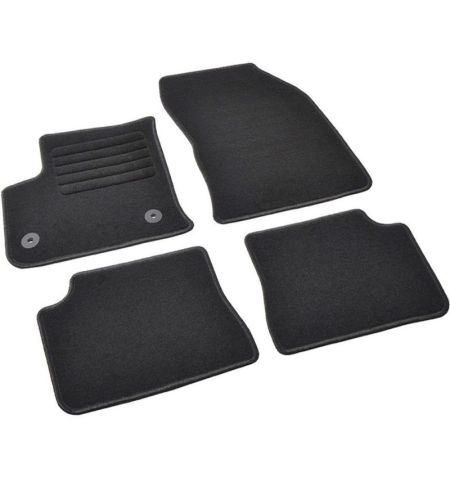 Autokoberce textilní přesné černé / černé obšití - Jeep Avenger EV (2024-) Coupe 5-sedadel | Filson Store