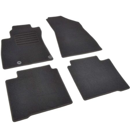 Autokoberce textilní přesné černé / černé obšití - Kia Niro II (Typ SG2) HEV (2021-) 5-sedadel | Filson Store