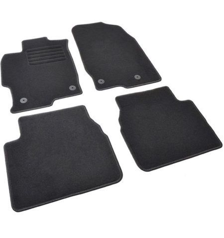 Autokoberce textilní přesné černé / černé obšití - Mazda 6 II (Typ GH) (2008-2012) 5-sedadel | Filson Store