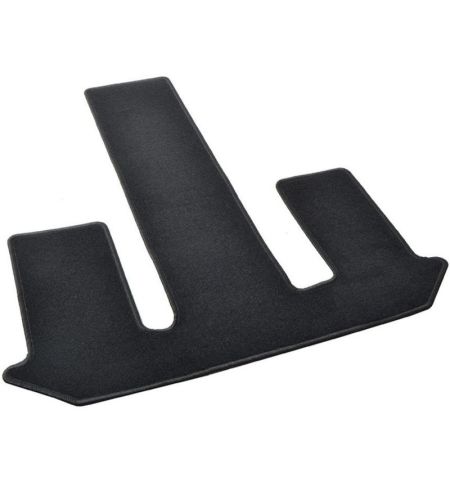 Autokoberce textilní přesné černé / černé obšití - Mazda CX-80 (2024-) třetí řada sedadel / bez loketní opěrky 6-sedadel | Fi...