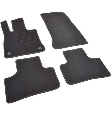 Autokoberce textilní přesné černé / černé obšití - Mercedes-Benz GLC-Klasse (Typ C254) (2022-) 5-sedadel | Filson Store