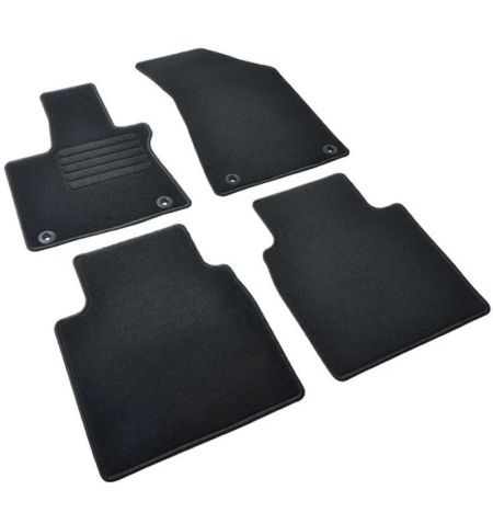 Autokoberce textilní přesné černé / černé obšití - MG HS II (2024-) automatická převodovka 5-sedadel | Filson Store