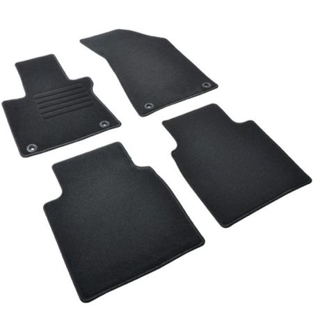 Autokoberce textilní přesné černé / černé obšití - MG HS II (2024-) manuální převodovka 5-sedadel | Filson Store