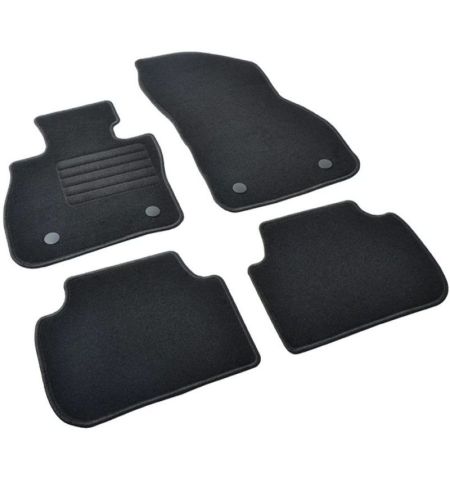 Autokoberce textilní přesné černé / černé obšití - Mini Clubman (Typ F54) (2015-2021) 5-sedadel | Filson Store