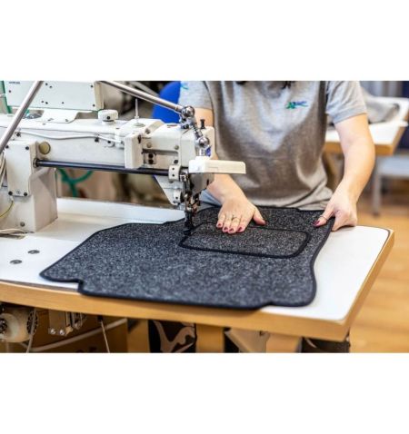 Autokoberce textilní přesné černé / černé obšití - Mini Clubman (Typ F54) (2015-2021) 5-sedadel | Filson Store