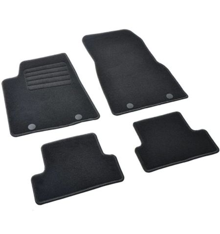 Autokoberce textilní přesné černé / černé obšití - Mini Cooper IV (Typ J01) E (2023-) 5-dvéřový 5-sedadel | Filson Store