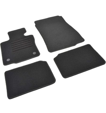 Autokoberce textilní přesné černé / černé obšití - Mini Countryman I (Typ R60) (2010-2017) 5-sedadel | Filson Store