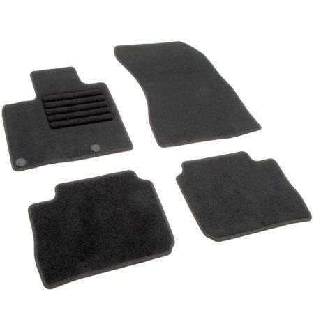 Autokoberce textilní přesné černé / černé obšití - Nissan Qashqai III (Typ J12) e-Power (2022-) 5-sedadel | Filson Store