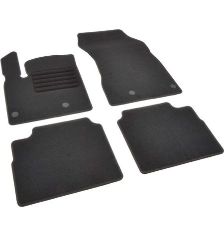 Autokoberce textilní přesné černé / černé obšití - Nissan X-Trail IV (Typ T33) MHEV (2021-) 5-sedadel | Filson Store