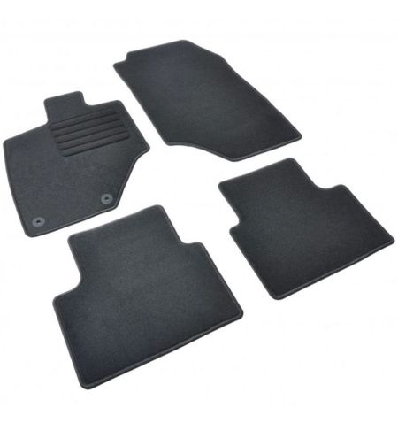 Autokoberce textilní přesné černé / černé obšití - Opel Grandland II (Typ OV64) (2024-) 5-sedadel | Filson Store