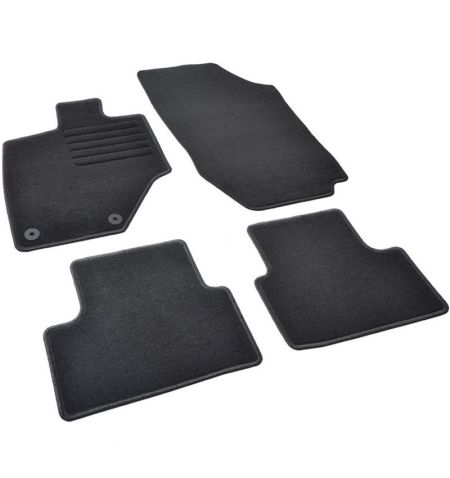 Autokoberce textilní přesné černé / černé obšití - Peugeot 3008 III (Typ P64) (2024-) Hatchback 5-sedadel | Filson Store