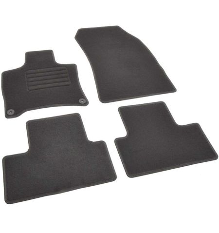 Autokoberce textilní přesné černé / černé obšití - Peugeot 308 III (Typ P51) Hybrid (2024-) 5-sedadel | Filson Store