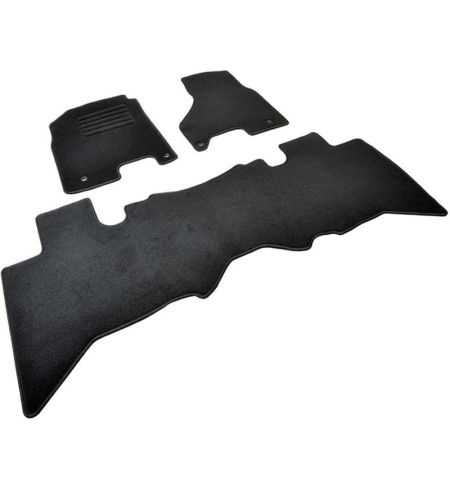 Autokoberce textilní přesné černé / černé obšití - RAM 1500 IV (Typ DS) Classic (2009-2018) 5-sedadel | Filson Store