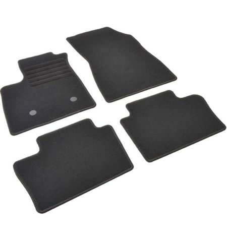 Autokoberce textilní přesné černé / černé obšití - Renault Austral (Typ HHN) Full Hybrid (2022-) 5-sedadel | Filson Store