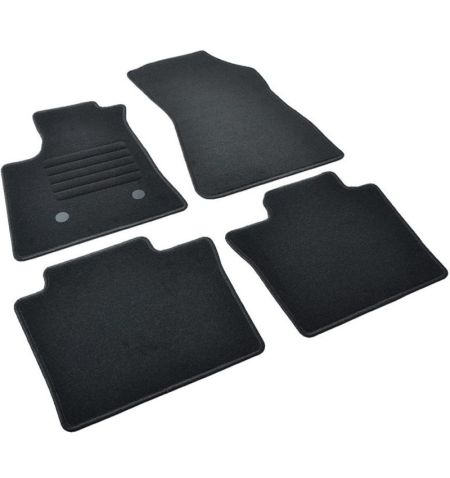 Autokoberce textilní přesné černé / černé obšití - Renault Espace VI (Typ RHN) (2023-) 5-sedadel | Filson Store