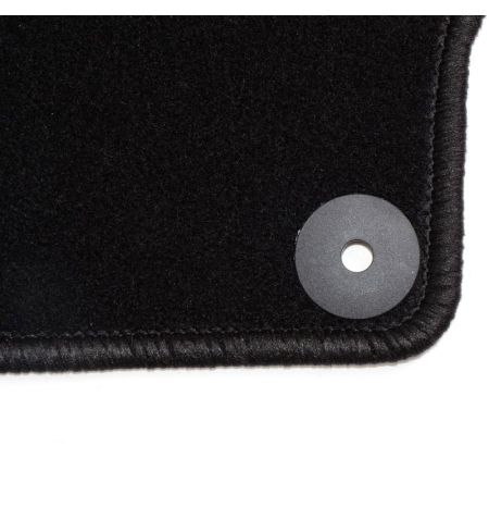 Autokoberce textilní přesné černé / černé obšití - Škoda Kodiaq II (Typ PS7) (2024-) 5-sedadel | Filson Store