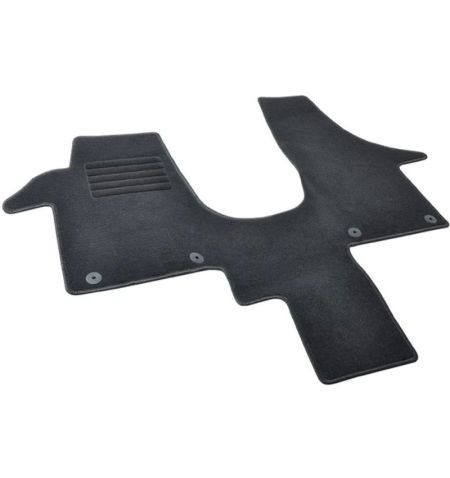 Autokoberce textilní přesné černé / černé obšití - Volkswagen T5 (Typ 7H/7E) Multivan (2003-2015) 2-sedadla | Filson Store