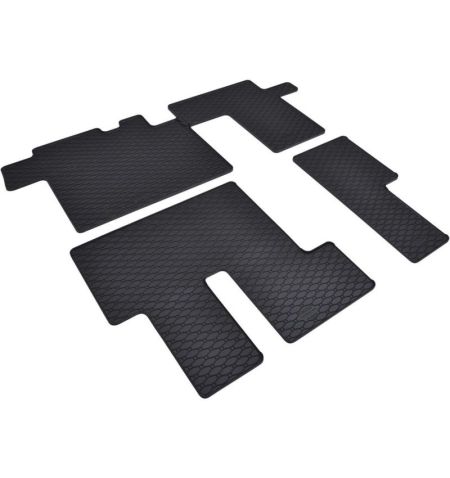 Autokoberce gumové přesné s nízkým okrajem - Hyundai Staria (Typ US4) (2021-) druhá a třetí řada sedadel 9-sedadel | Filson S...