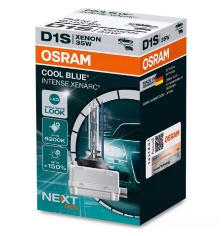 Autožárovka Osram Xenarc Cool Blue Intense NextGen D1S 85V 35W PK32d-2 150% - krabička 1ks | Filson Store