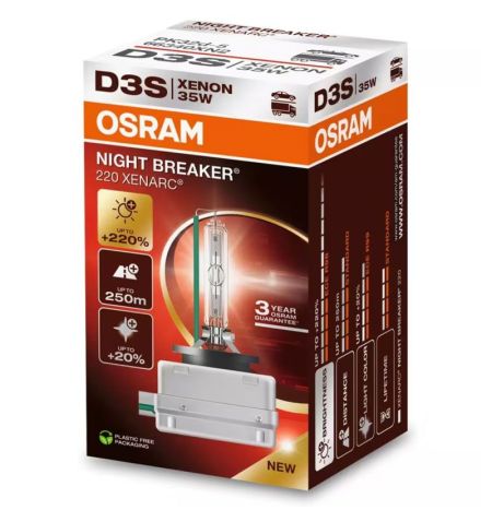 Autožárovka Osram Xenarc Night Breaker 220 D3S 42V 35W PK32d-5 220% - krabička 1ks | Filson Store