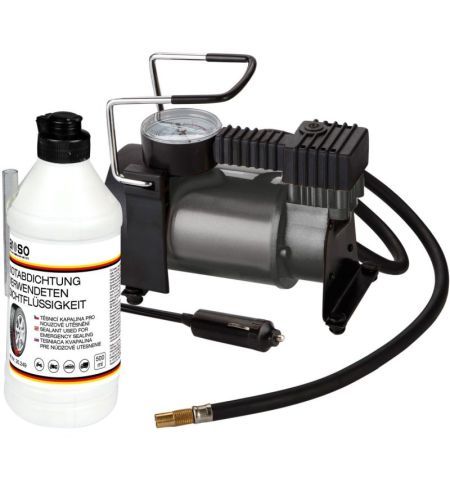 Sada na opravu / defekt pneu pro nouzové utěsnění Aroso - těsnící kapalina 500ml / kompresor 12V | Filson Store