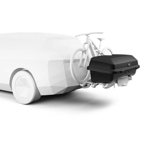 Zadní box na tažné zařízení Thule Santu - objem 260l / černý | Filson Store