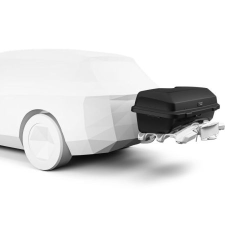 Zadní box na tažné zařízení Thule Santu - objem 260l / černý | Filson Store