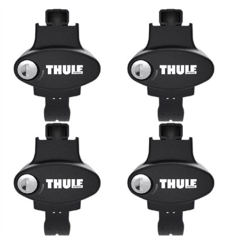 Patky tyčí střešního nosiče Thule oversize rail foot - sada 4ks / černé / pro nadrozměrné podélníky | Filson Store