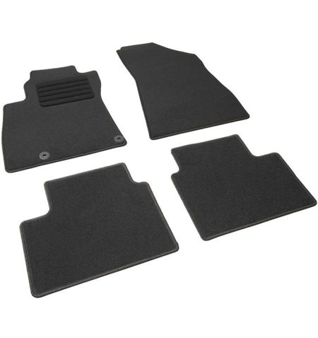 Autokoberce textilní přesné černé / černé obšití - Kia Niro II (Typ SG2) PHEV (2021-) 5-sedadel | Filson Store