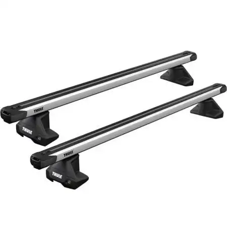 Střešní nosič Thule SlideBar Evo Silver - BMW X1 16-22 5-dv rovná střecha