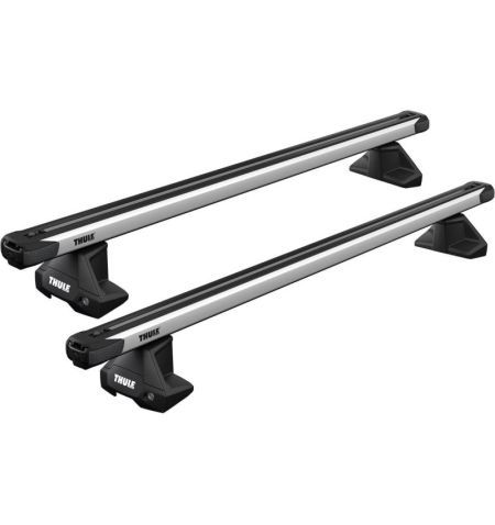 Střešní nosič Thule SlideBar Evo Silver - Ford S-Max MPV 06-15 5-dv rovná střecha