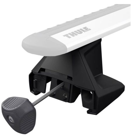 Střešní nosič / příčníky Thule SquareBar Evo Black - Volkswagen UP Hatchback (2012-) 5-dv - rovná střecha | Filson Store