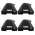 Střešní nosič / příčníky Thule WingBar Edge Black - Nissan Leaf Hatchback (2010-2017) 5-dv - rovná střecha | Filson Store