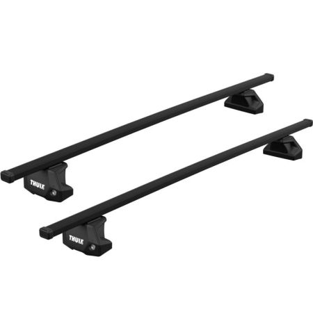 Střešní nosič / příčníky Thule SquareBar Evo Black - Vauxhall Astra Hatchback (2004-2009) 5-dv - pevné montážní body | Filson...