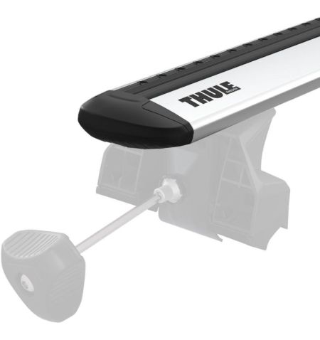 Střešní nosič Thule WingBar Evo Silver Volkswagen Transporter T5 (Typ T5) DoubleCab (2010-2015) 4-dv pevné montážní body | Fi...