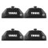 Střešní nosič Thule SquareBar Evo Black Vauxhall Astra Sports Tourer (Typ J) Combi (2010-2015) 5-dv integrované podélníky | F...