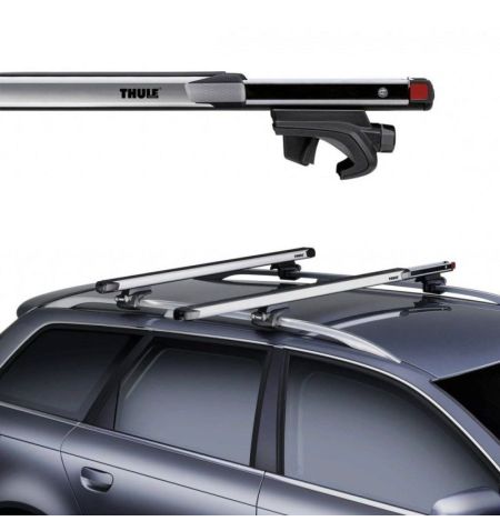 Střešní nosič / příčníky Thule SlideBar Evo Silver - Peugeot 308 SW Combi (2014-2021) 5-dv - integrované podélníky | Filson S...