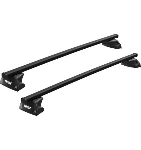 Střešní nosič Thule SquareBar Evo Black - Opel Zafira MPV 05-06 5-dv integrované podélníky