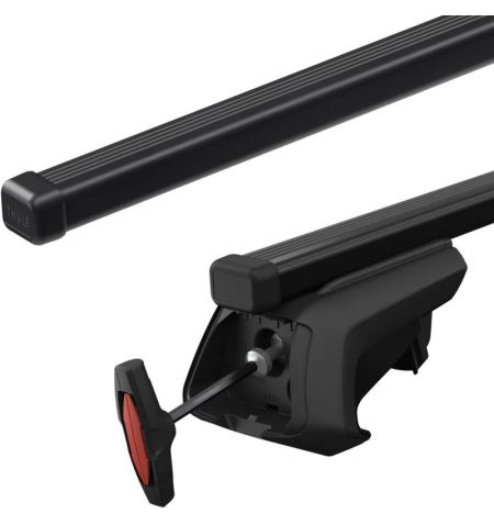 Střešní nosič / příčníky Thule SquareBar Evo Black - Land Rover Freelander 2 II (2007-2014) 5-dv - klasické podélníky | Filso...