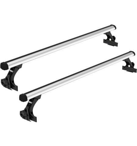 Střešní nosič Thule ProBar Evo Silver - Jeep Wrangler Hard Top 86- 2-dv odtokové žlábky