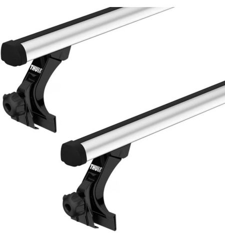 Střešní nosič / příčníky Thule ProBar Evo Silver - Toyota Land Cruiser (1980-1989) 5-dv - odtokové žlábky | Filson Store