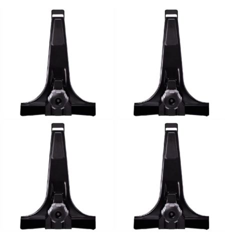 Střešní nosič / příčníky Thule SquareBar Evo Black - Land Rover Discovery I (1989-1998) 5-dv - odtokové žlábky | Filson Store